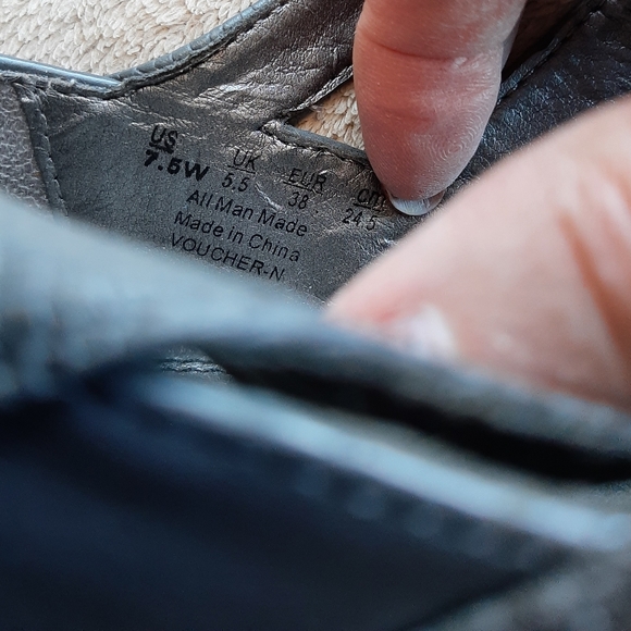 Naturalizer - Comfy Grey Peep Toes Heels - Size: 7.5 - Picture 6 of 8